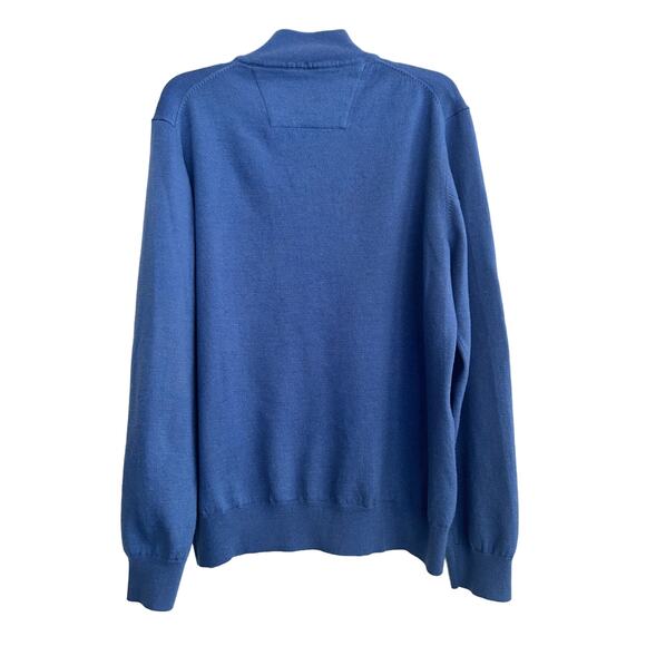Southern Tide The Skipjack Men's Size Large Pullover Sweater Blue 1/4 Zip - Picture 2 of 7